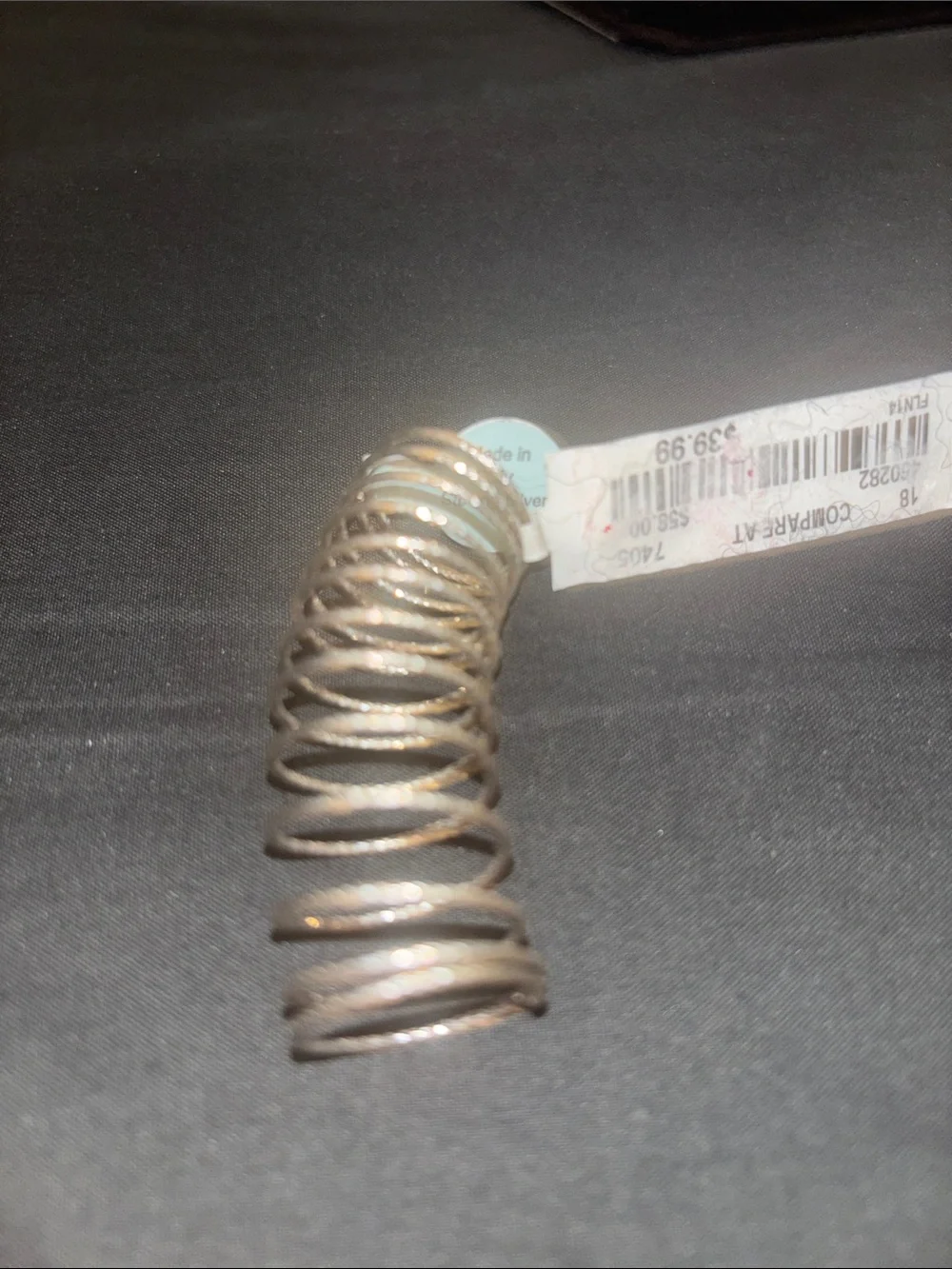 Sterling Silver Multi-Band Coil Ring